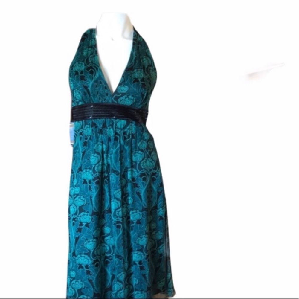 Laundry by Shelli Segal Beaded Silk Dress Size 6